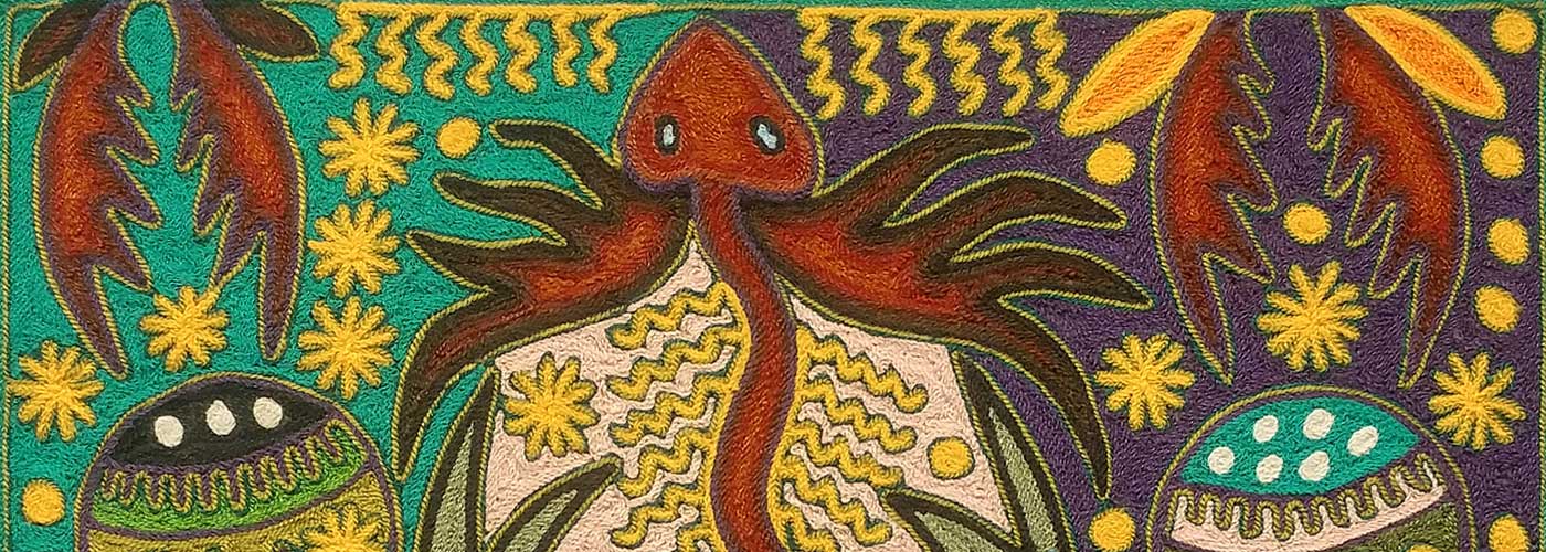 Basics of Huichol Bead and Yarn Work, as Seen in Puerto Vallarta and Other Places in Jalisco, Mexico